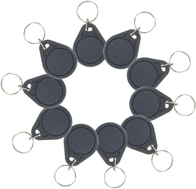 BABIQT 50 PCS Mifare Ultralight C Keyfobs ULC Key fob Token Tag RFID Key Cards, 13.56MHz Contactless Ticket IC MF0ICU2 Gray RFID Key Fobs, Compatible with Upgraded SAFLOK, KABA, ONITY and Salto Locks - Image 3